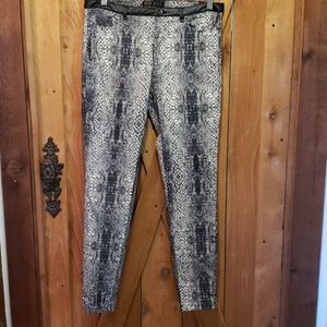 Zara Z1975  Snakeskin Print Denim